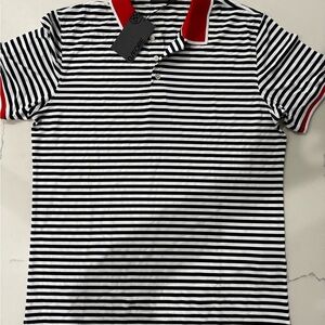 G-Fore stripe polo
